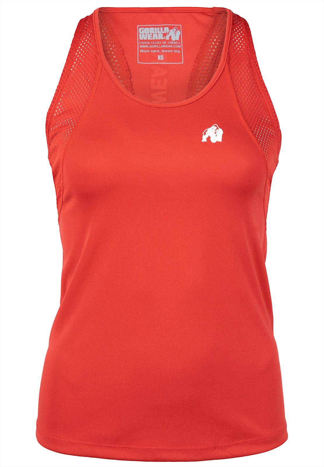 Gorilla Wear - Seattle Tank Top – czarny – Bodybuilding Sport na co dzień, czas wolny, z nadrukiem logo, lekka i wygodna dla optymalnego ruchu z poliestru