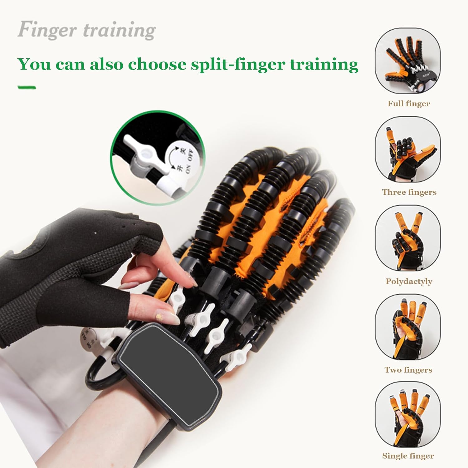Rehabilitation Robot Gloves, Hemiplegia Hand Stroke Recovery Equipment, Finger Exerciser, Hand Strengthener Physical Therapy Equipment, Relief of Hand Fatigue