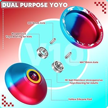 Amazon.com: MAGICYOYO Pack of 2 Yoyos, Professional Yoyo V10 & K2 Amazon.com: MAGICYOYO Pack of 2 Yoyos, Professional Yoyo V10 & K2