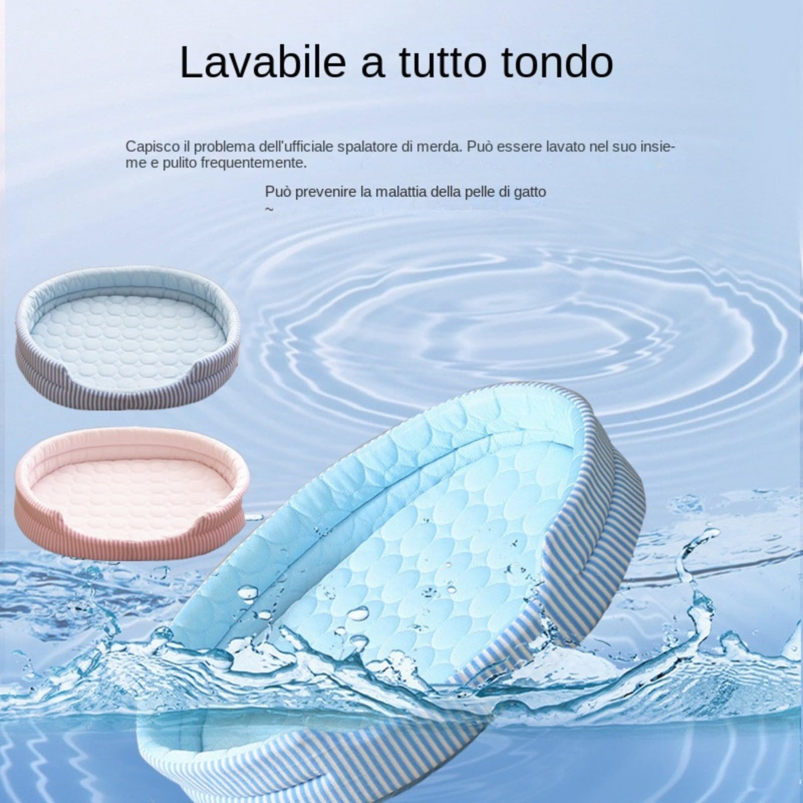 Cuccia per Gatti e Cani Interno Estivi Tappetino Auto-Raffreddante per Cani Gatt Rinfrescante Cuccia Cane Rinfrescante Cuccia Gatto Cuccia Cane Estiva