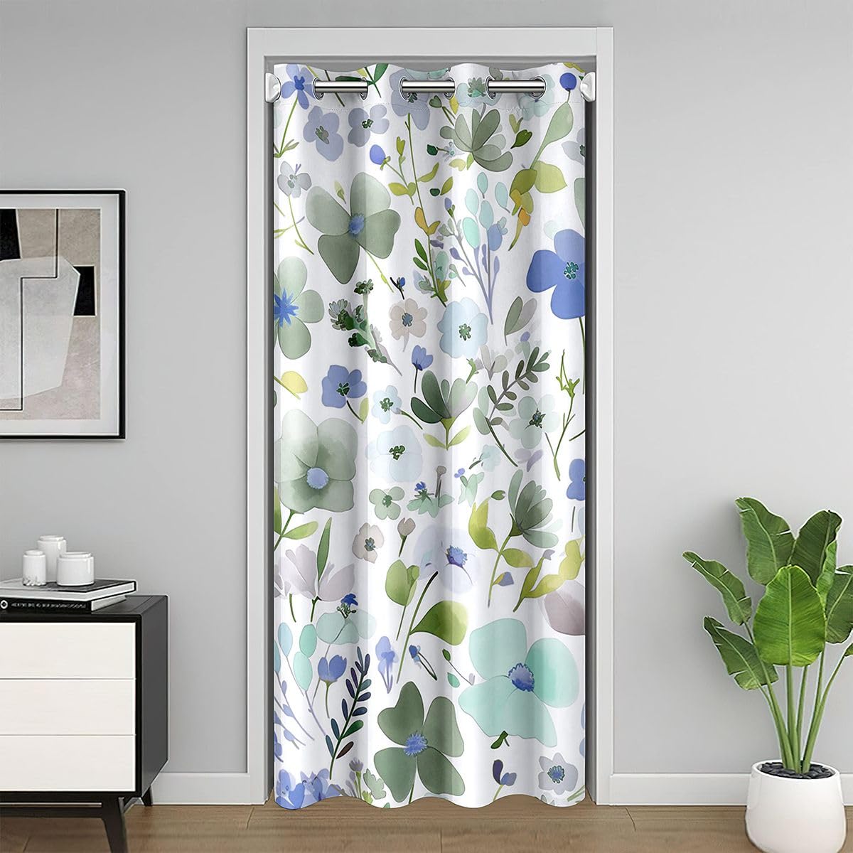 Draperies intérieures haut de gamme style bohème funky au tombé impeccable pour salon élégant
