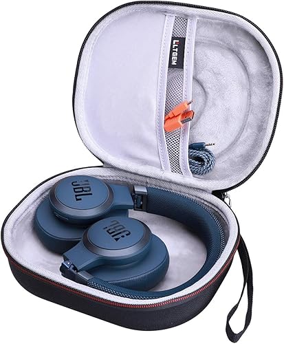 Miniatura 2 de LTGEM - Funda rígida para auriculares JBL, color gris y negro