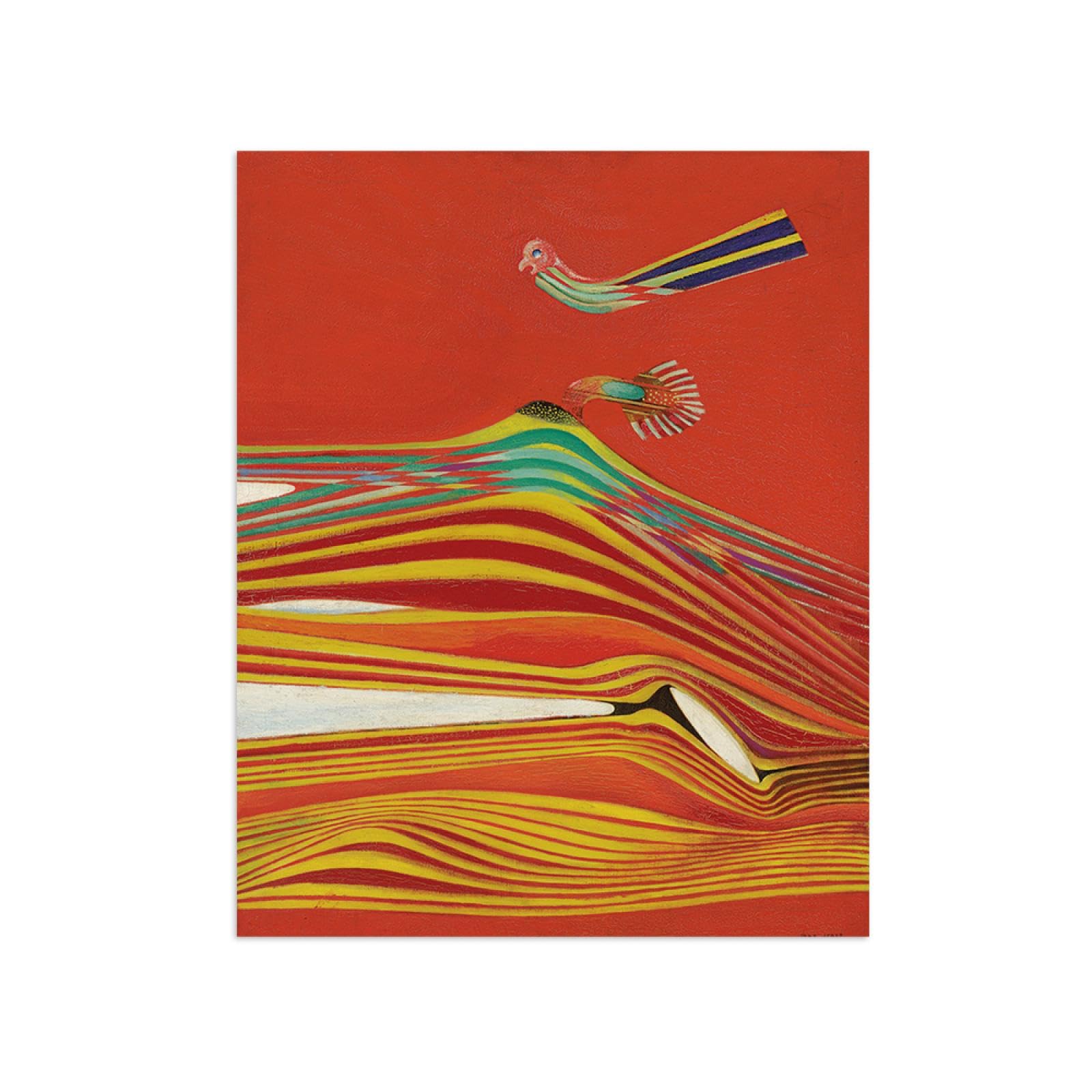 Tableau Max Ernst toile art célèbre affiche paysage 50x65cm - 8