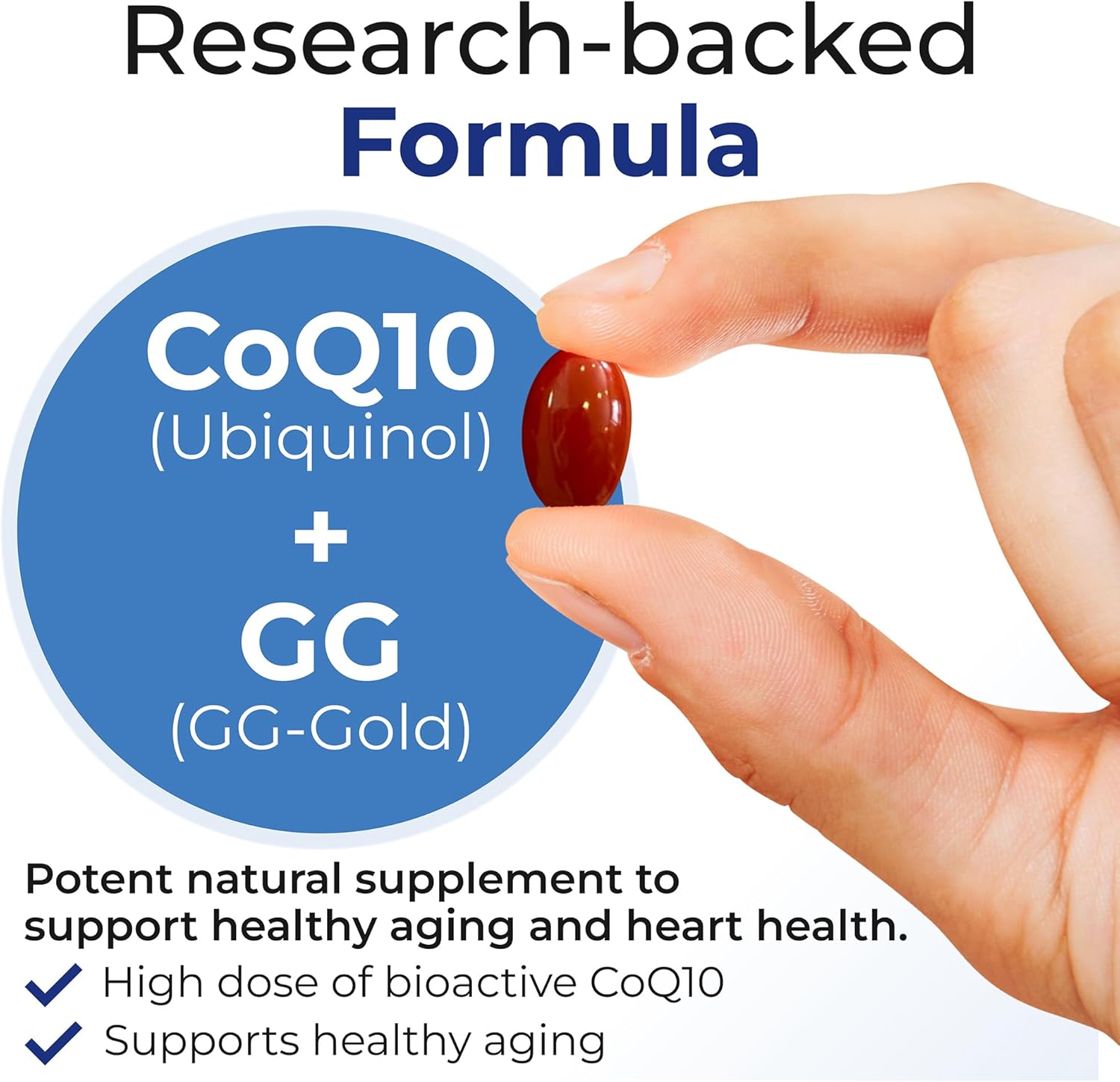 Xtendlife Xtend-Quinol CoQ10 Ubiquinol Supplement for Heart Health, Cellular Energy, and Healthy Aging - with 100mg Ubiquinol and 50mg GG (Geranylgeraniol)-4 Month Supply (Pack of 2)