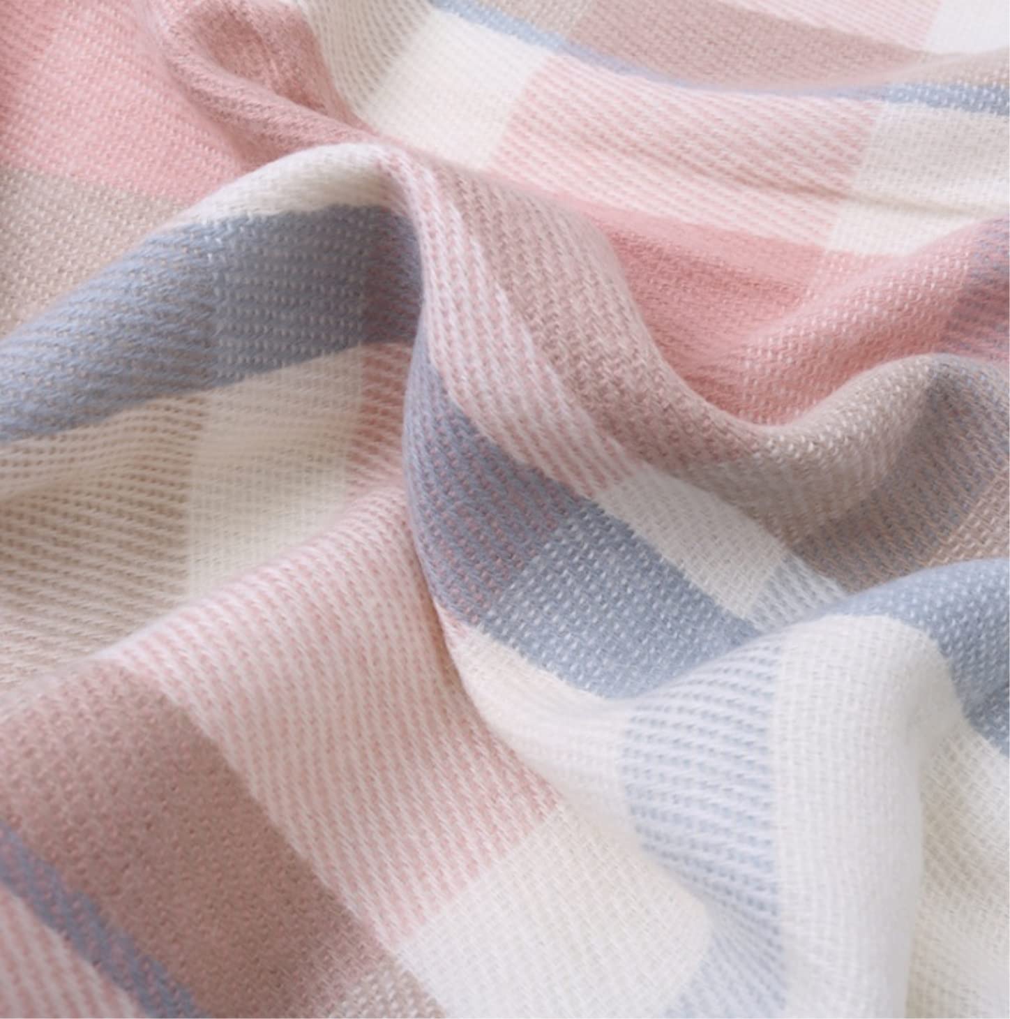 Sciarpa Scialle Sciarpa Scozzese Autunno Inverno Scialle Lungo da Donna Coperta Avvolgente Calda Tippet da Donna(G)