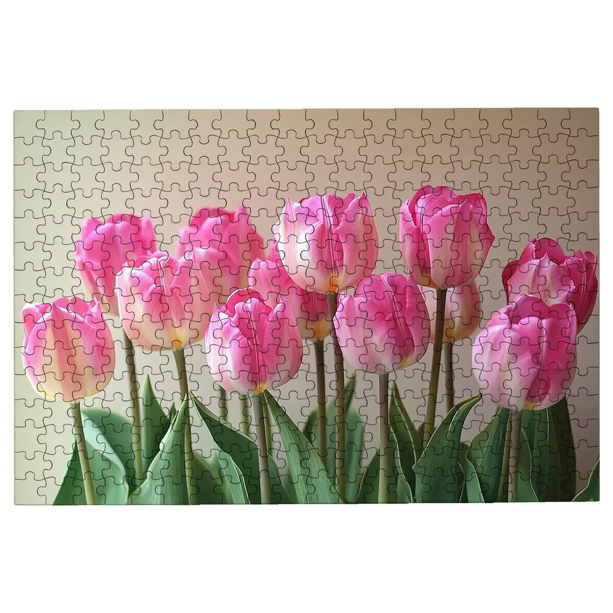 Puzzle 2000 sztuk dla dorosłych tulipan, puzzle kwiat, puzzle 2000 sztuk dla dorosłych, drewniane puzzle z pudełkiem na prezent rozmiar 99x70cm, wyzwanie puzzle dla całej rodziny, prezent dla kobiet