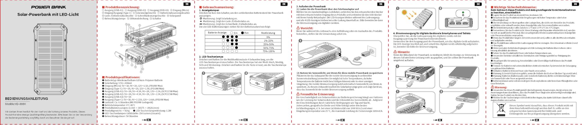 Kit de Emergencia Plus para apagones con Panel Solar 30W, Power Bank 20000mAh, Cocina de Gas con 4 Cartuchos, Radio de Emergencia, 3 Linternas LED, Botiquín y Mantas