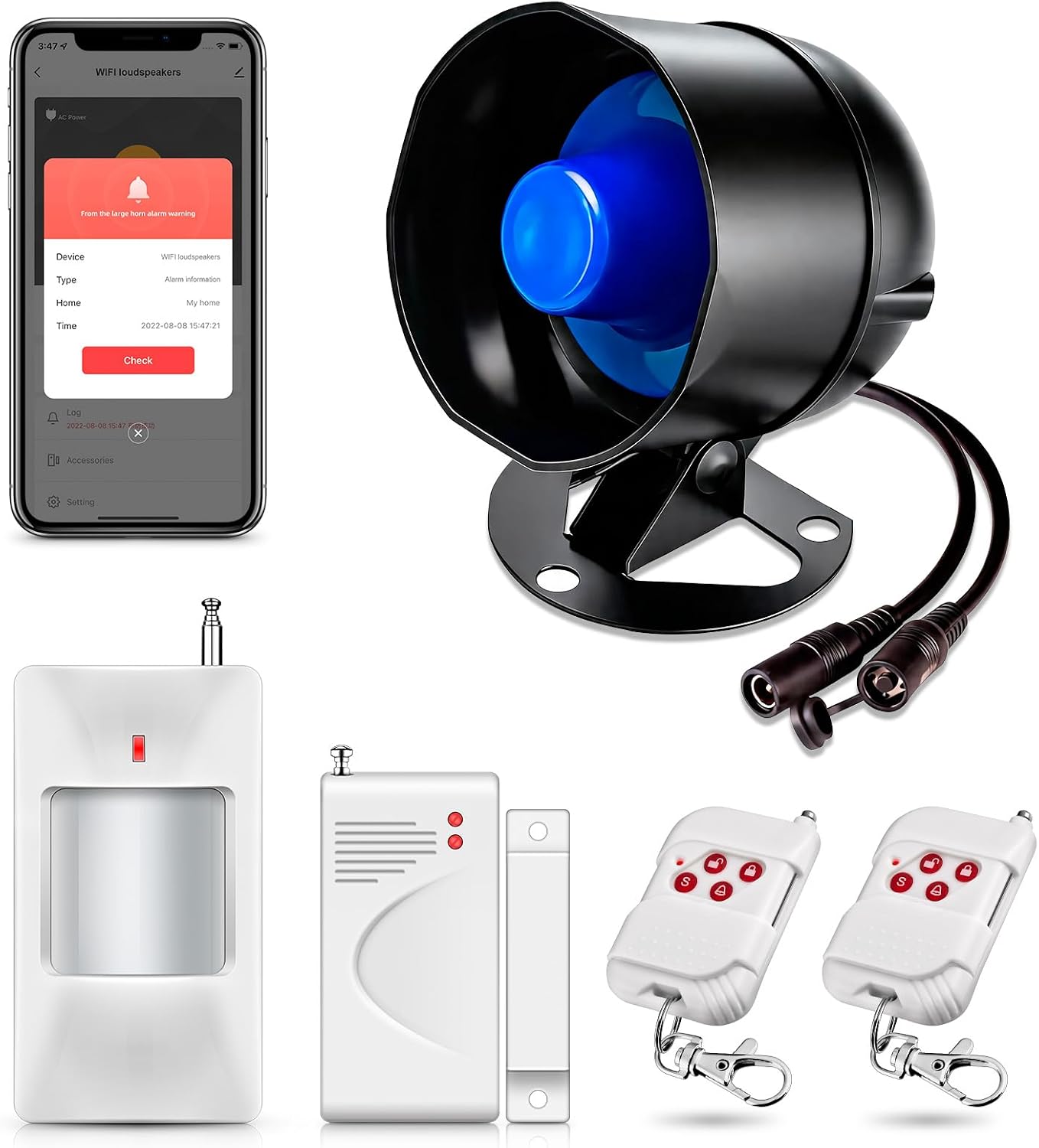 WiFi Security Alarm System Kit-Wireless...