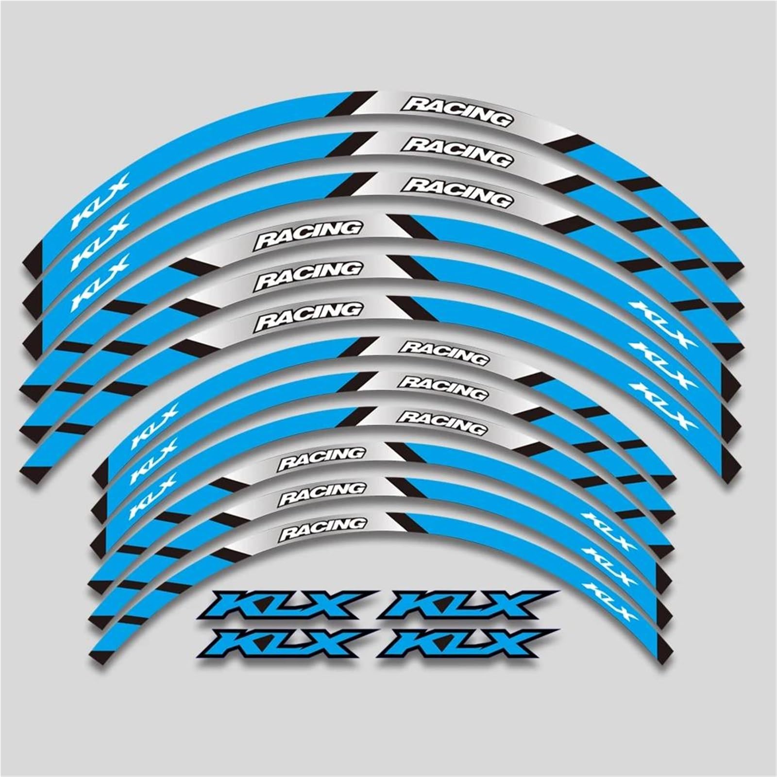 21 "18 Reflective Waterproof Wheel Decal Rim for KLX KLX230 KLX300 KXL-230R KXL 230S Kxl300r 230se