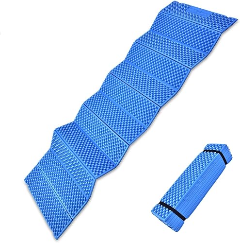 Tapete de espuma, impermeable, tapete de espuma ultraligero para campamento, colchón, plegable, para playa, tienda de campaña para dormir, para