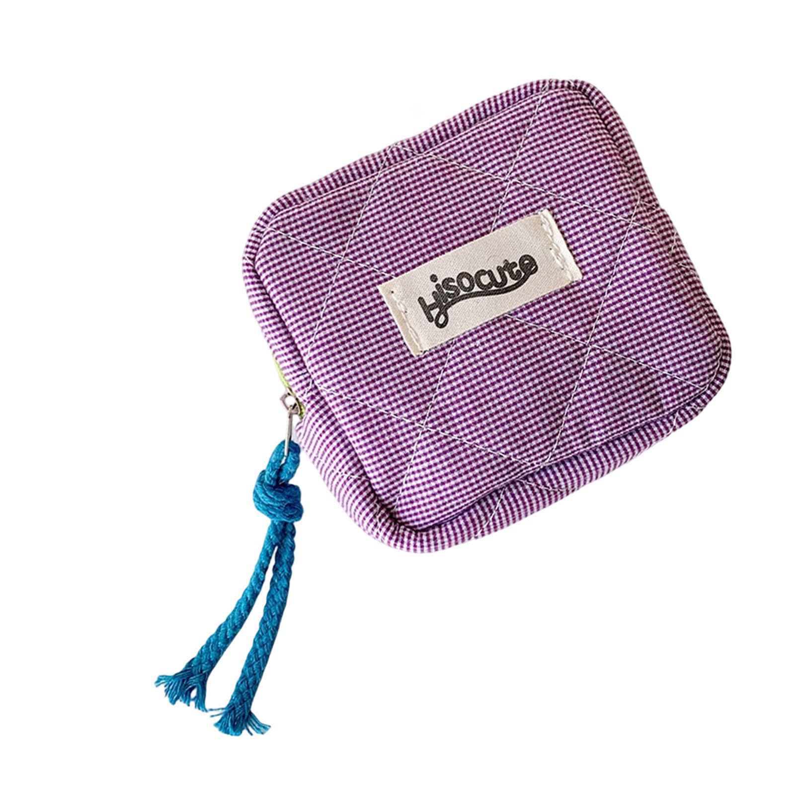 Maxtonser Preppy Zipper Cosmetic Pouches Purse,Travel Coin Pouches Change Purse Sanitary Napkin Storage Bag Makeup Bag for Purse