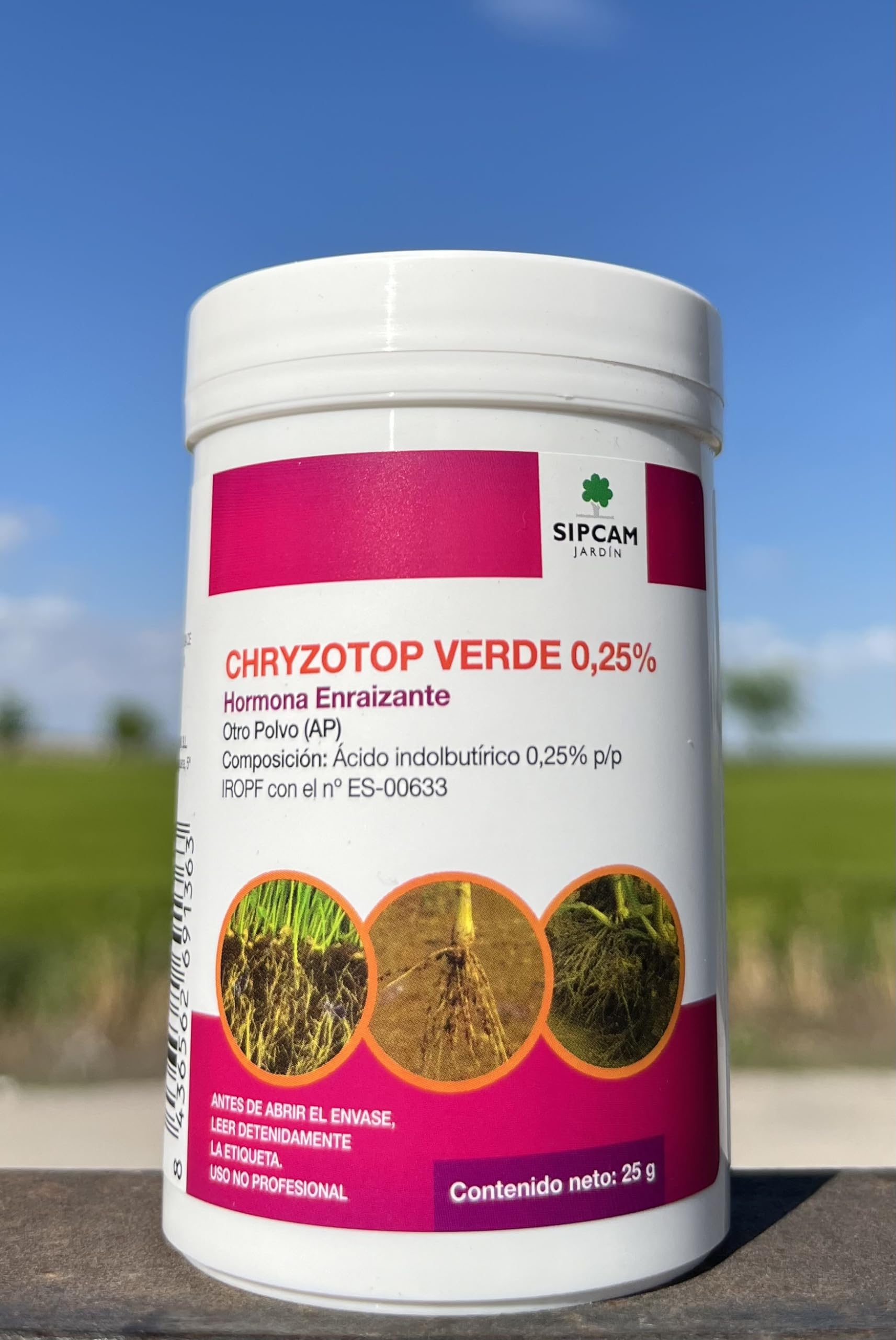 Todo Cultivo Hormone d'enracinement en poudre à base d'acide idolbutyrique 0,25 % - 25 grammes Chryzotop
