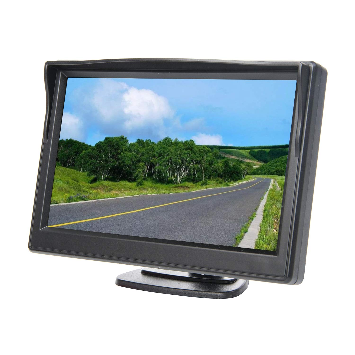 Lcd Monitor Rear Snapklik.com : Yasoca 5 Inch TFT LCD Car Color Rear View Monitor Screen ...