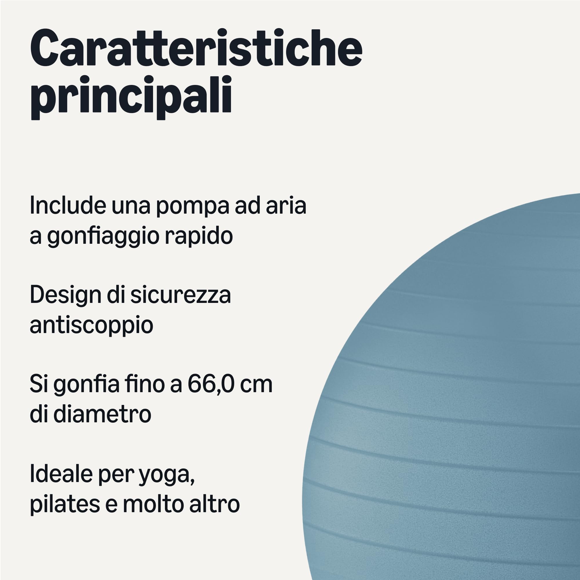 Amazon Basics Yoga Exercise Ball