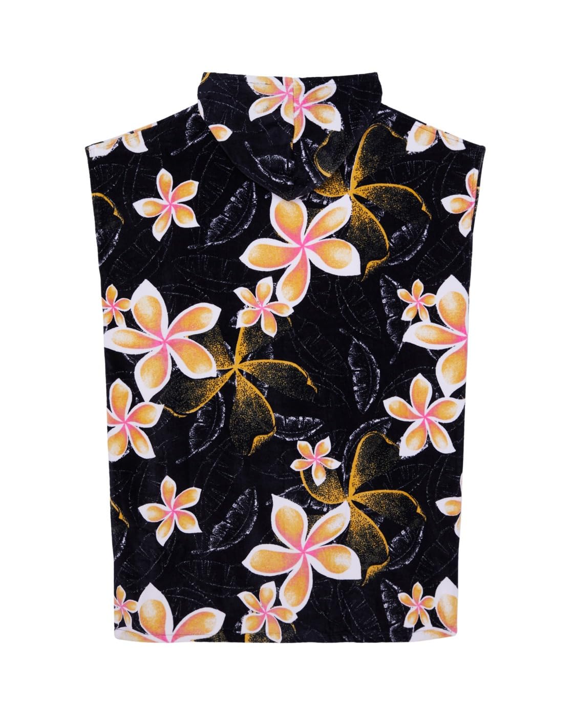 Roxy Stay Magical Printed - Poncho Handtuch - Frauen - One Size - Schwarz.
