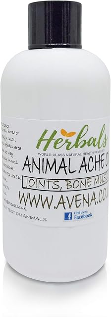 WellMadeFairTrade Pet Arthritis Pain Relief For Dogs Hip Joints Anti-inflammatory Massage Oil (100ml)