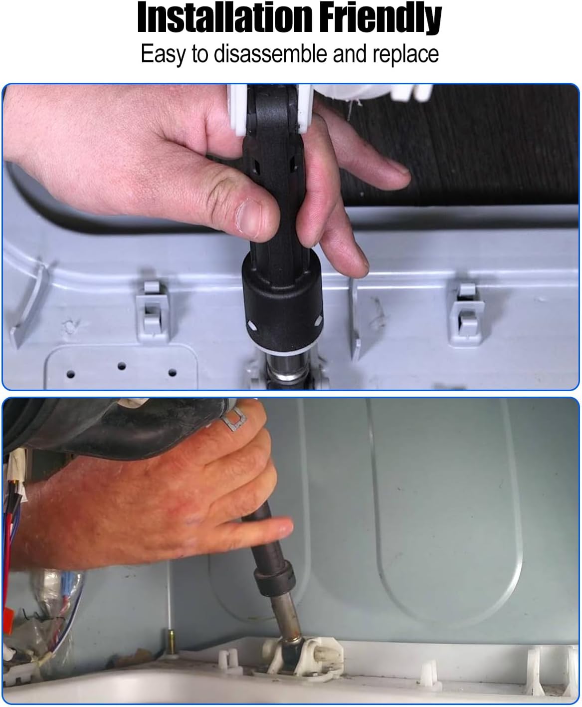 137412601 Washer Shock Absorbers Compatible with Electrolux White-Westinghouse Washing Machine, Replaces 4451632 AP6031110 PS11765900 EAP11765900 PD00045933, 2 PCS