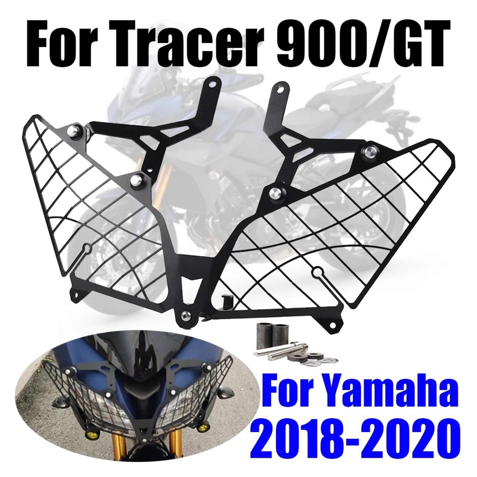 Motorrad Scheinwerfer Schutzfolie Schutz Abdeckung Für Yam&aha MT09 MT-09 Tracer 900 GT 900GT Tracer900 2018-2020 Zubehör Scheinwerfergitter