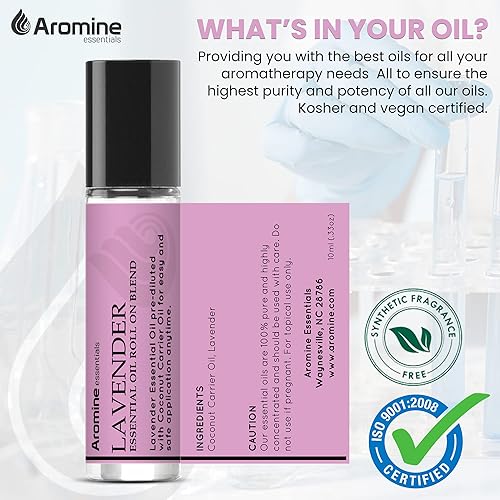 Miniatura 6 de Chill (Reductor de estrés y relajación) Aceite esencial roll-on prediluido, 0.3 fl oz (13 fl oz) 2 unidades