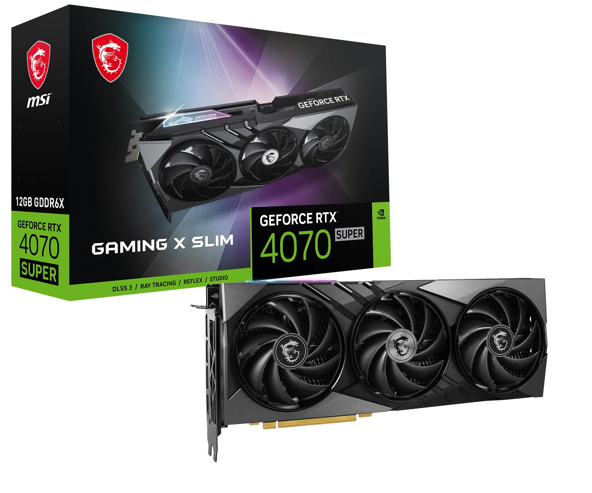 Amazon.com: MSI Gaming RTX 4070 Super 12G Gaming X Slim 