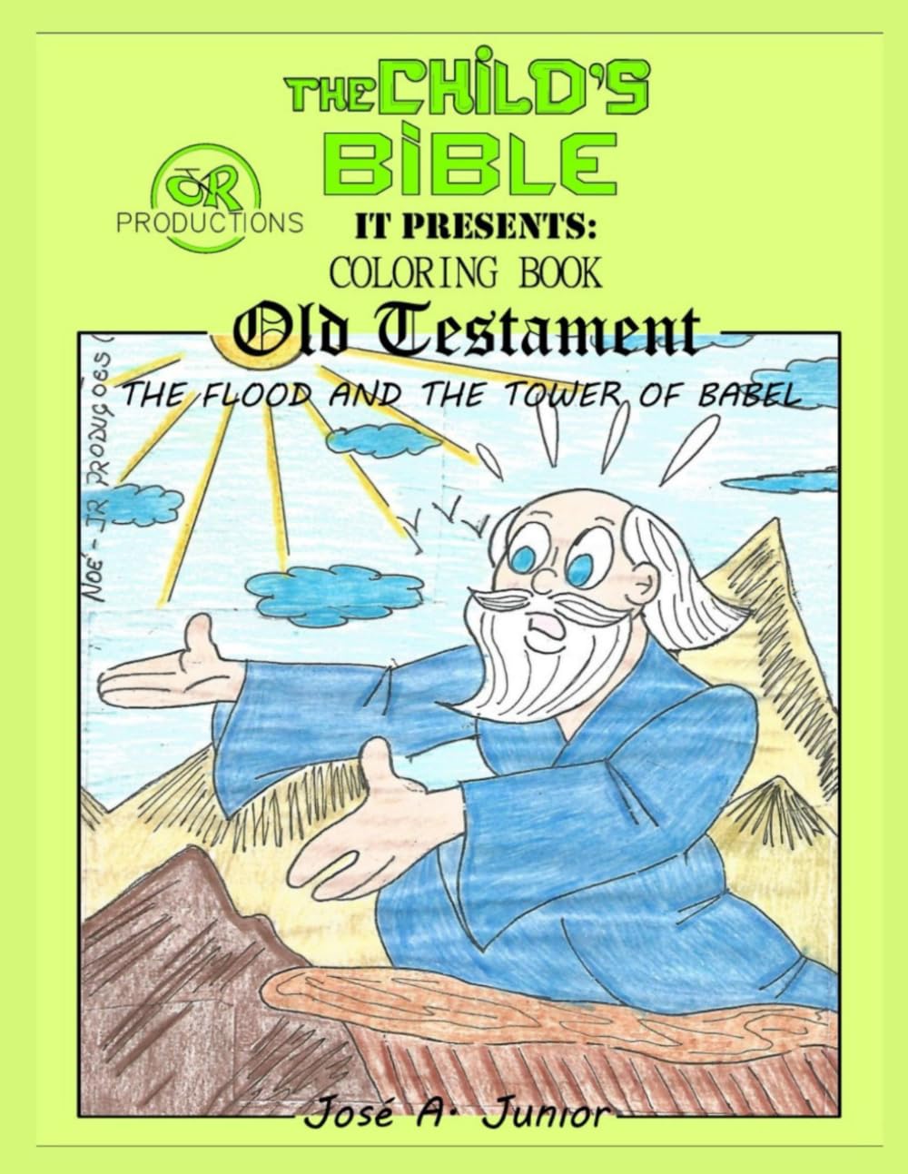 THE INFANT'S BIBLE PRESENTS:COLORING BOOK - OLD TESTAMENT: THE FLOOD AND THE TOWER OF BABEL -VOLUME 2 OF 49