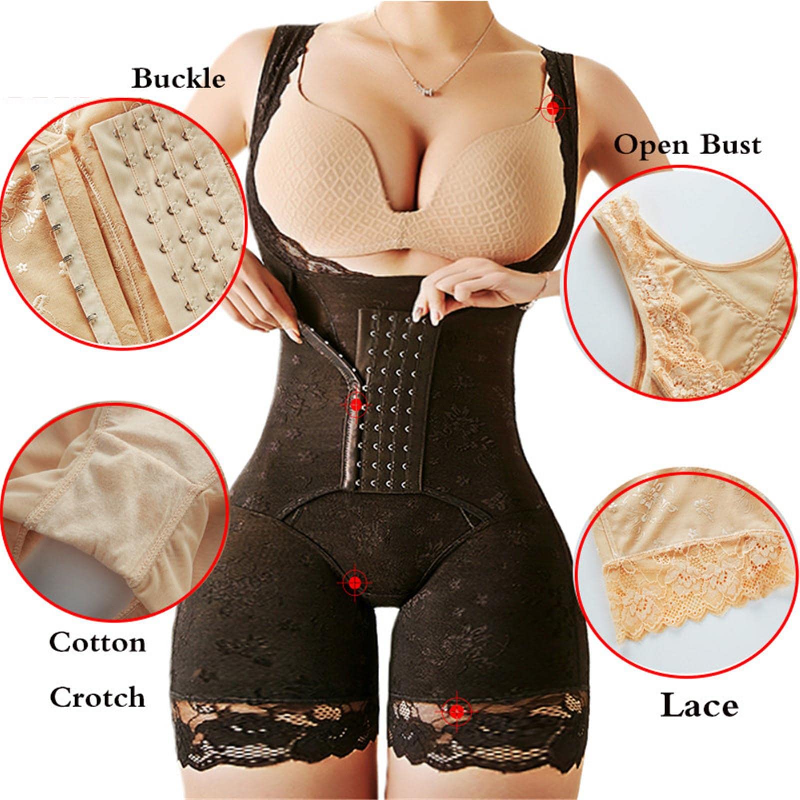 Guaina Modellante Donna Donne Slimmer Shemstro Stramatura di Tumpare Senza-Long A,XS
