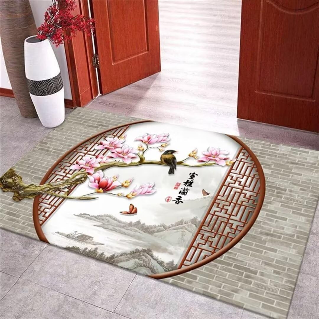 Tapis salon unicolore rose lavable résistant aux taches