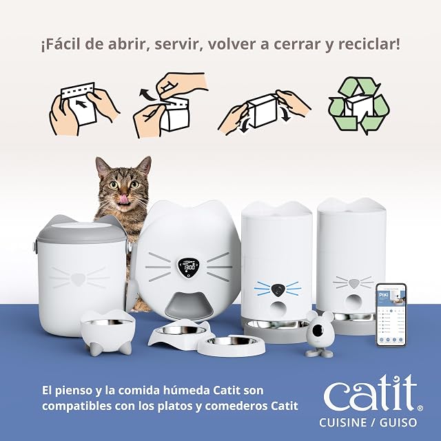 Foto 6 de 6 de Guiso para Gatos Catit Cuisine, Vacuno con verdura-95g