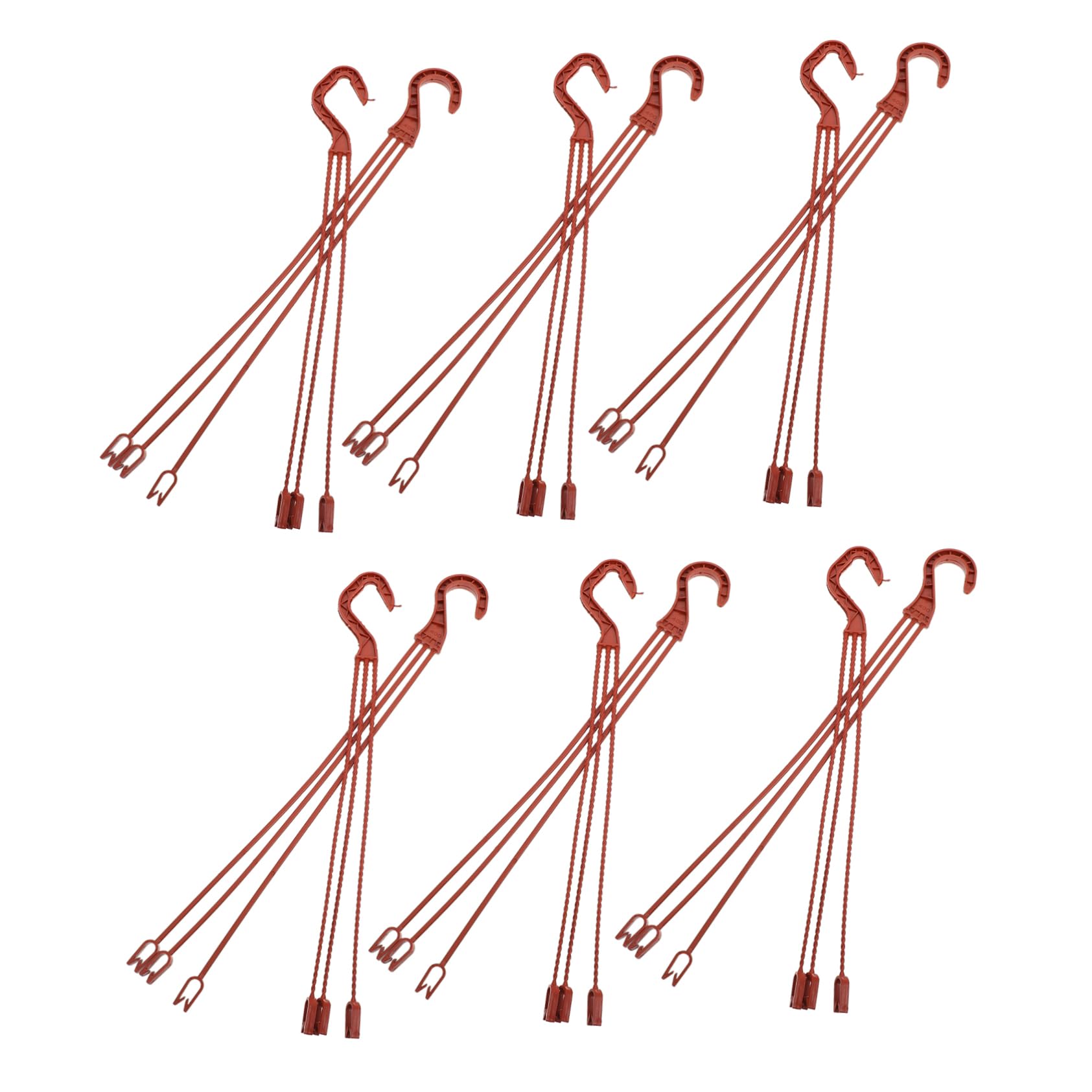 Crochets pour Pot de Fleurs en Plastique, 60 Pièces, Support Pratique