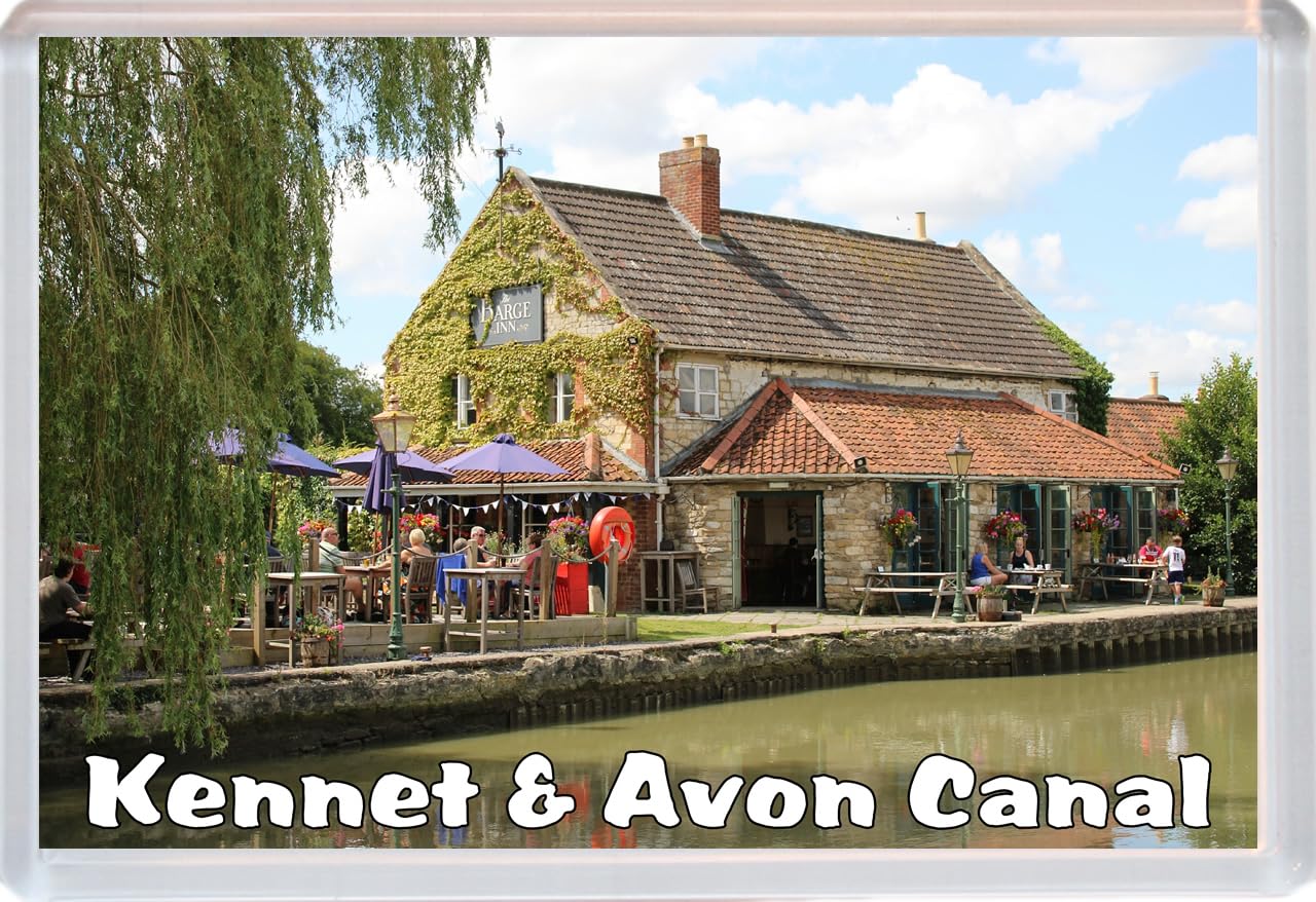 Baked Bean Store Multicolor Kennet & Avon Canal - Wiltshire - 96 X 67Mm Jumbo Fridge Magnet/Magnets Bbfhm906
