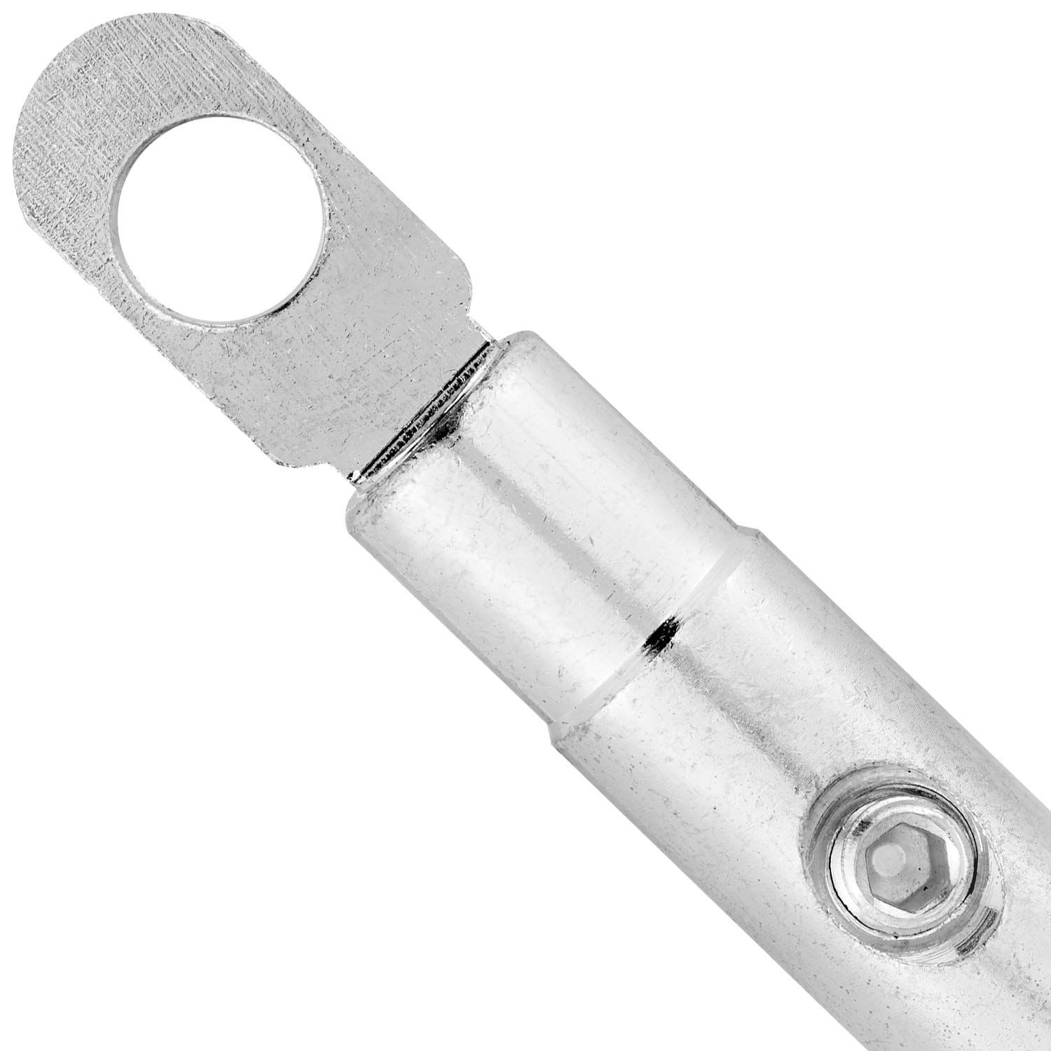 InstallGear 10 Gauge Tinned Pure Copper Set Screw Ring Terminals