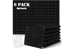 6 Pack Acoustic Panels Sound Proof Foam Panels