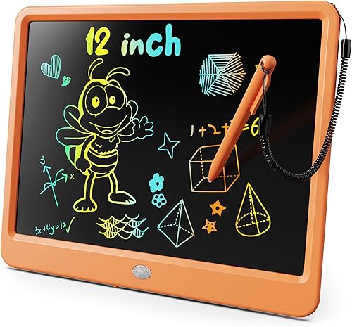 Miniatura 11 de KOKODI Tableta de escritura LCD, regalos para niños y niñas de 3 años, tablero de dibujo de 10 pulgadas, tablero de garabato colorido, tableta de