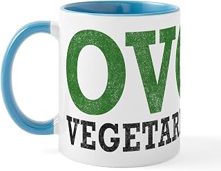 CafePress Ovo Vegetarian Mug 11 oz (325 ml) Ceramic Coffee Mug