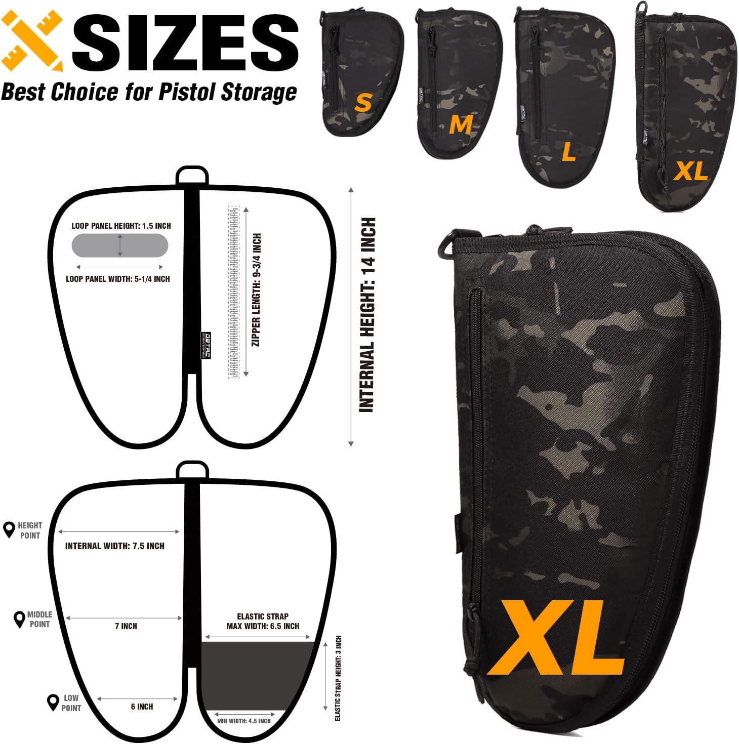 DBTAC Soft Pistol Cases Deluxe Small Specialist + DBTAC Pistol Rug Case