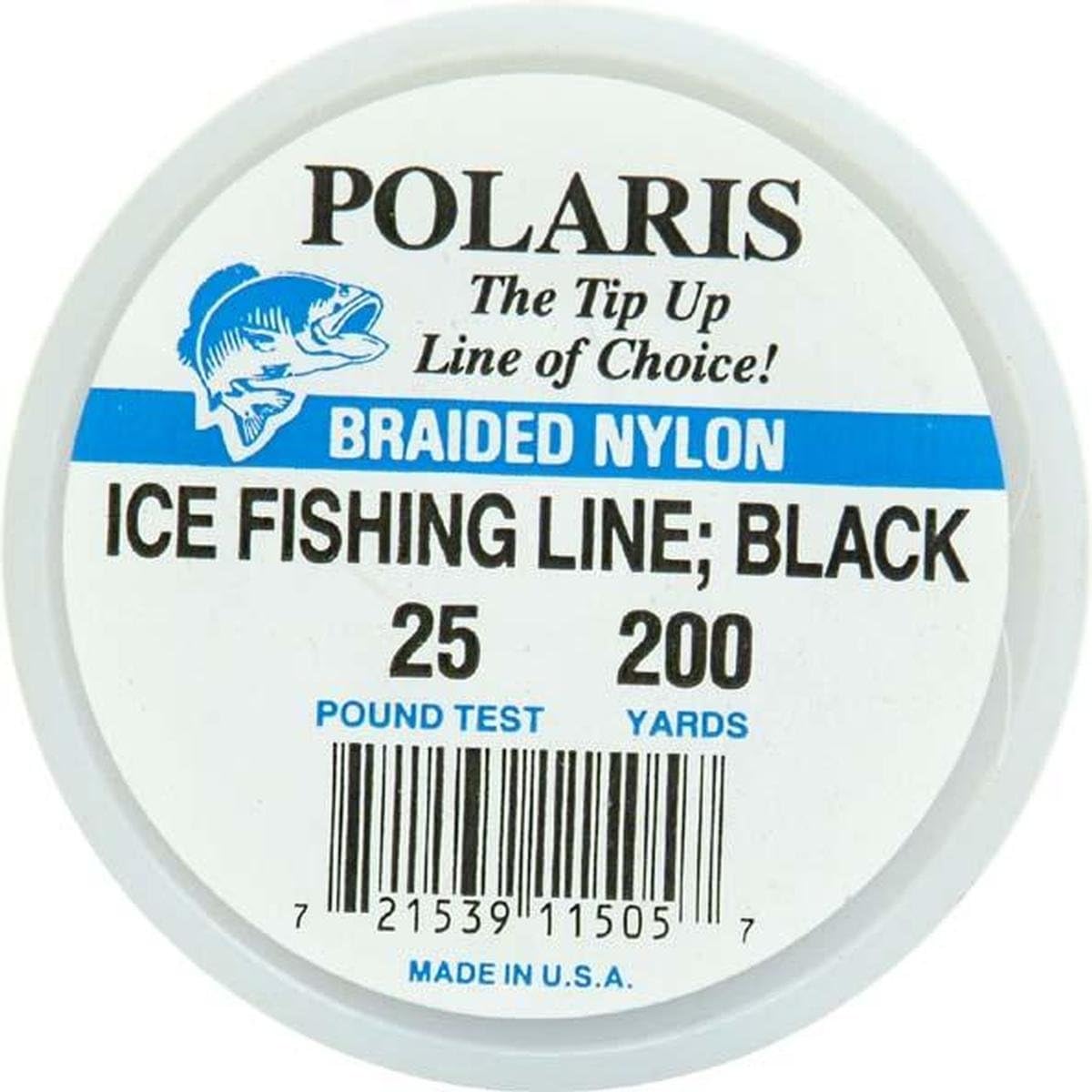 Woodstock Line 200yd Ice Fishing Line 25 Black Fishing Equipment