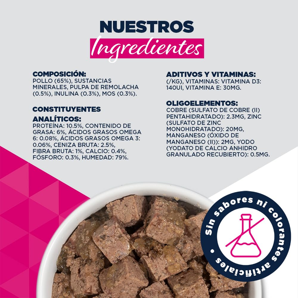 Eukanuba Alimento húmedo EUKANUBA Special Care para Perros Adultos, Mono-Protein de Pollo 6 x 400 g