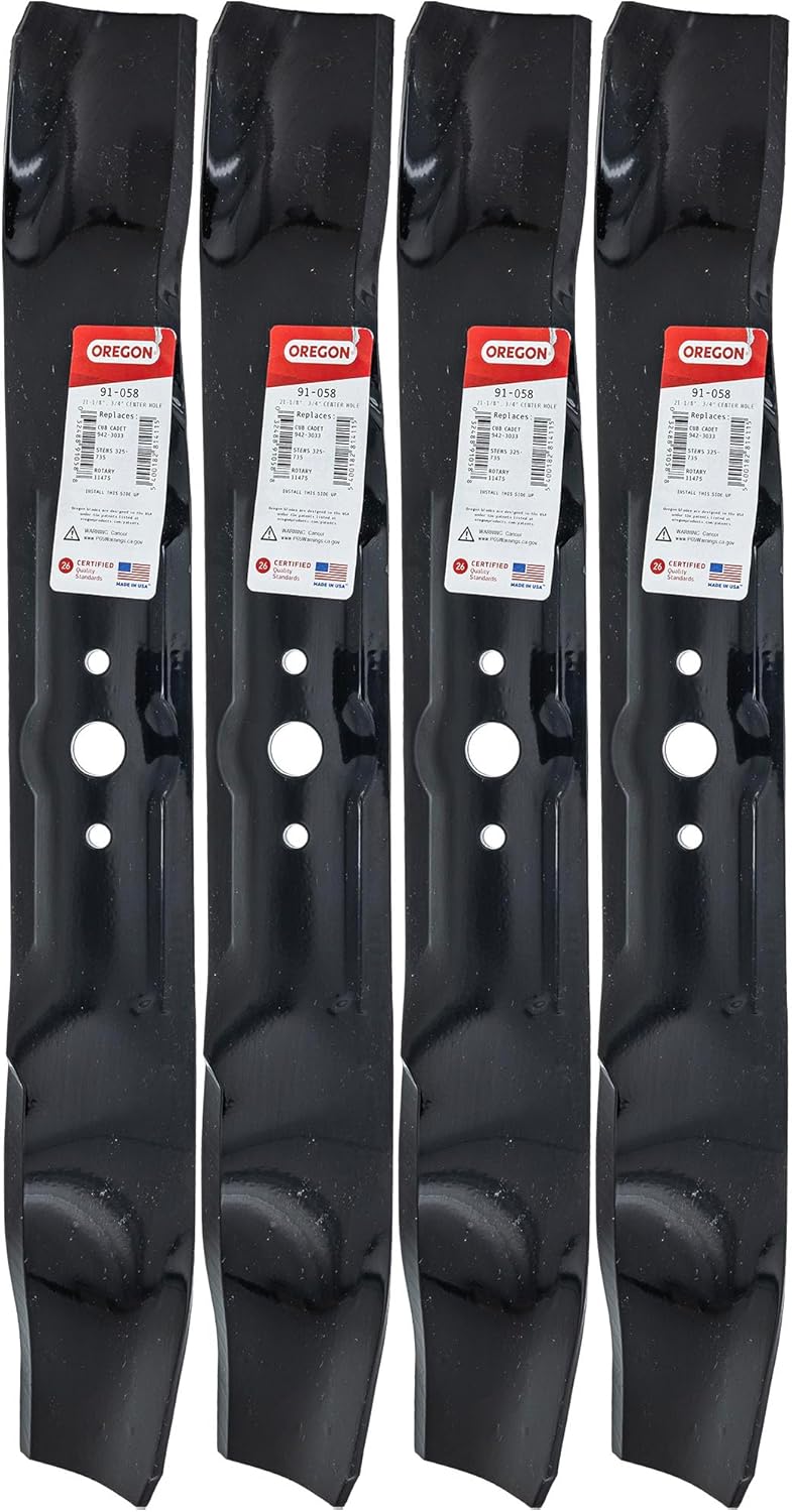 Oregon 4 Pack 91-058 Mower Blade Fits Cub Cadet 490-110-C119 742-04101