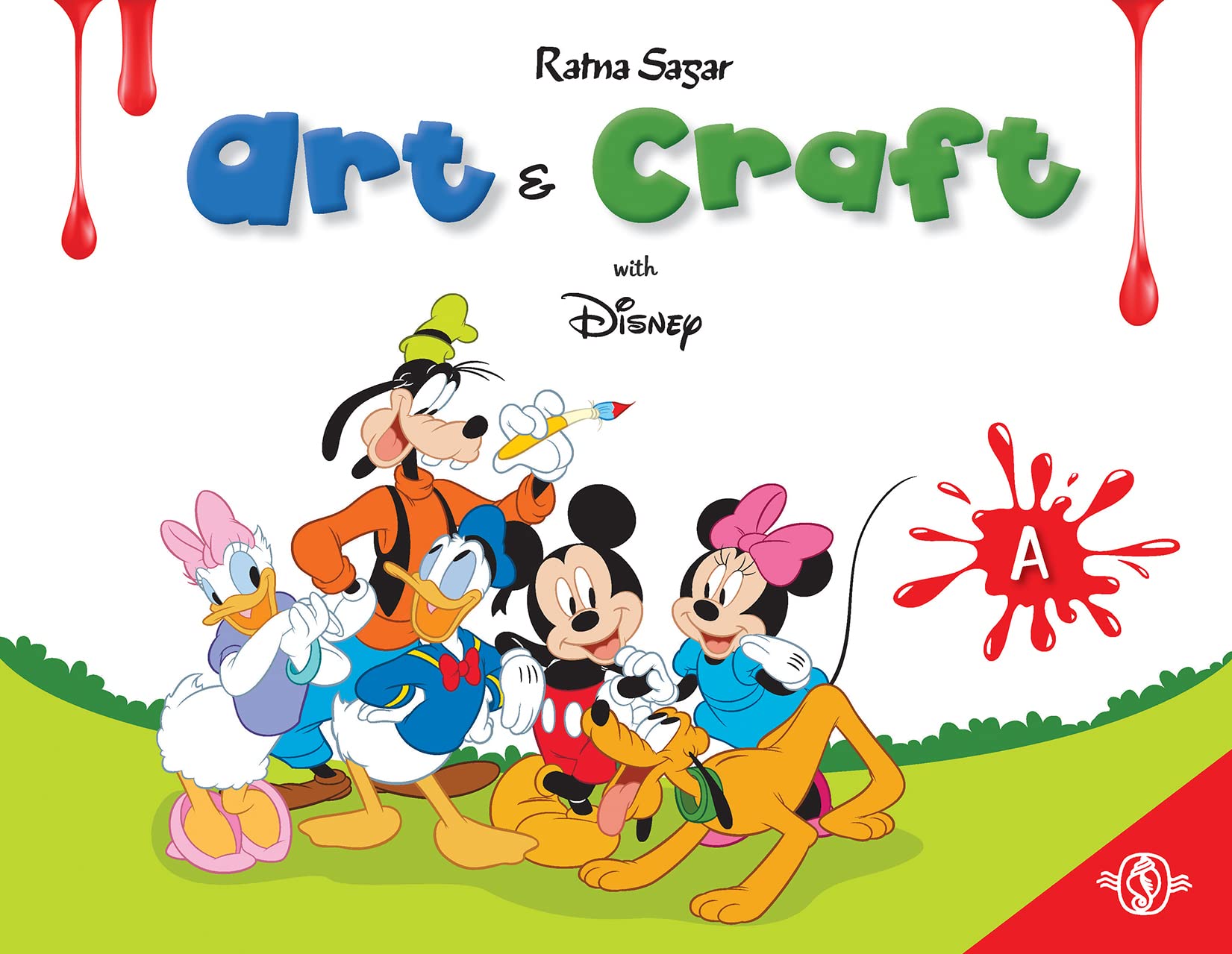 Ratna Sagar Art & Craft with Disney Book A Paperback – 1 January 2019