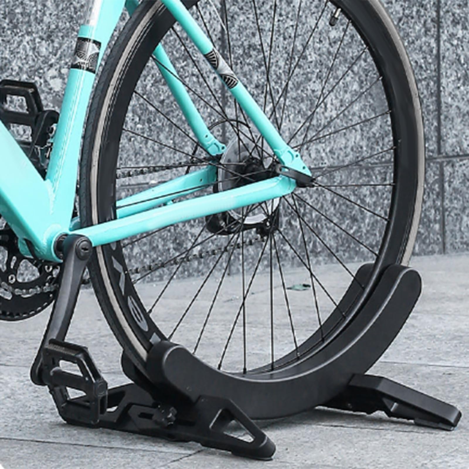 Soporte de reparación de bicicletas de altura ajustable, estante de almacenamiento resistente para bicicletas de montaña, garaje en casa y mantenimiento al aire libre, soporte antideslizante