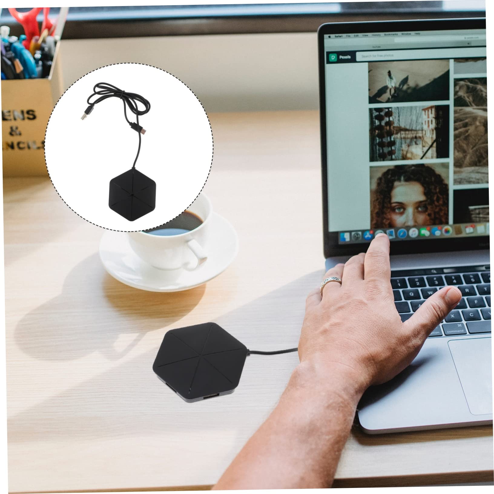 DOITOOL 3pezzi Hub Usb Adattatore Otg Per Computer e Laptop Hub Portatile Per Dispositivi Usb Compatibile Tablet e Smartphone