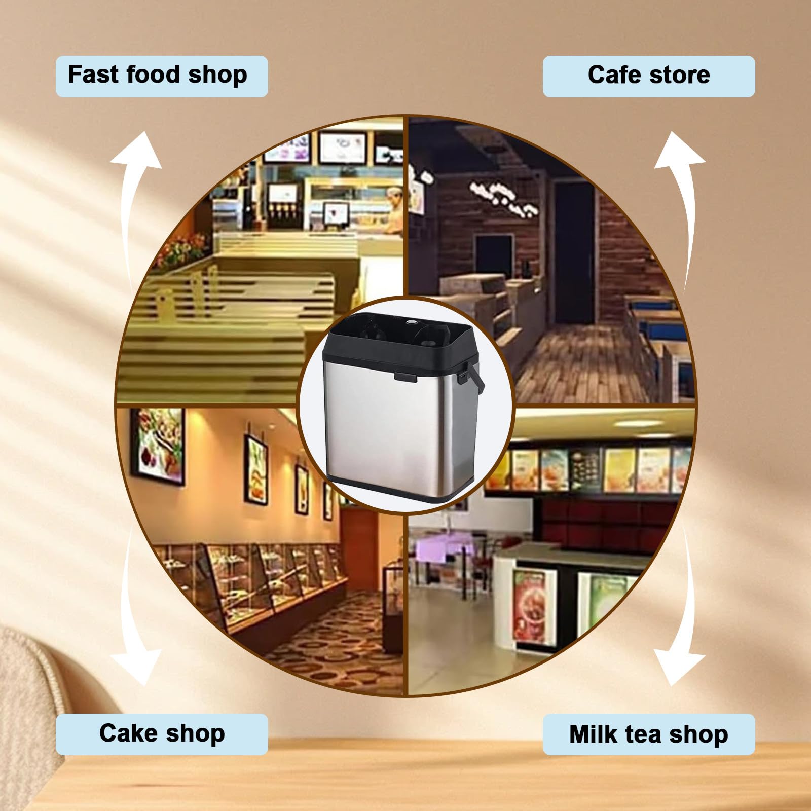 Limpiador EléCtrico De Portafiltros De Café Knock Box, Limpiador De Portafiltros De Café, Incluye 2 Raspadores & 1 Cepillar, Diseñado para Portafiltros De 58 mm