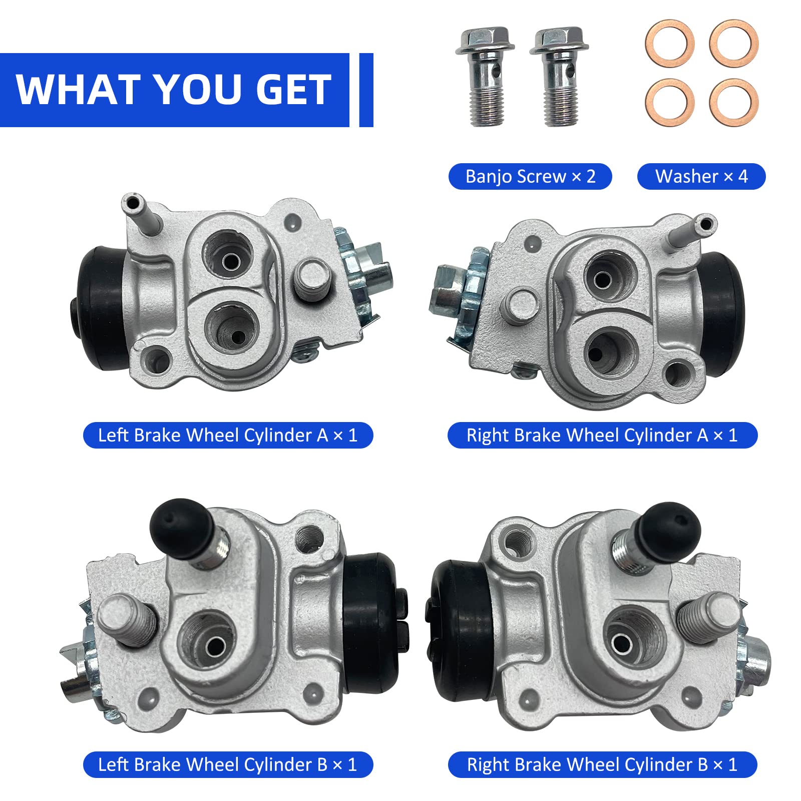 Amazon.com: Front Brake Wheel Cylinders for Honda TRX300 TRX300FW