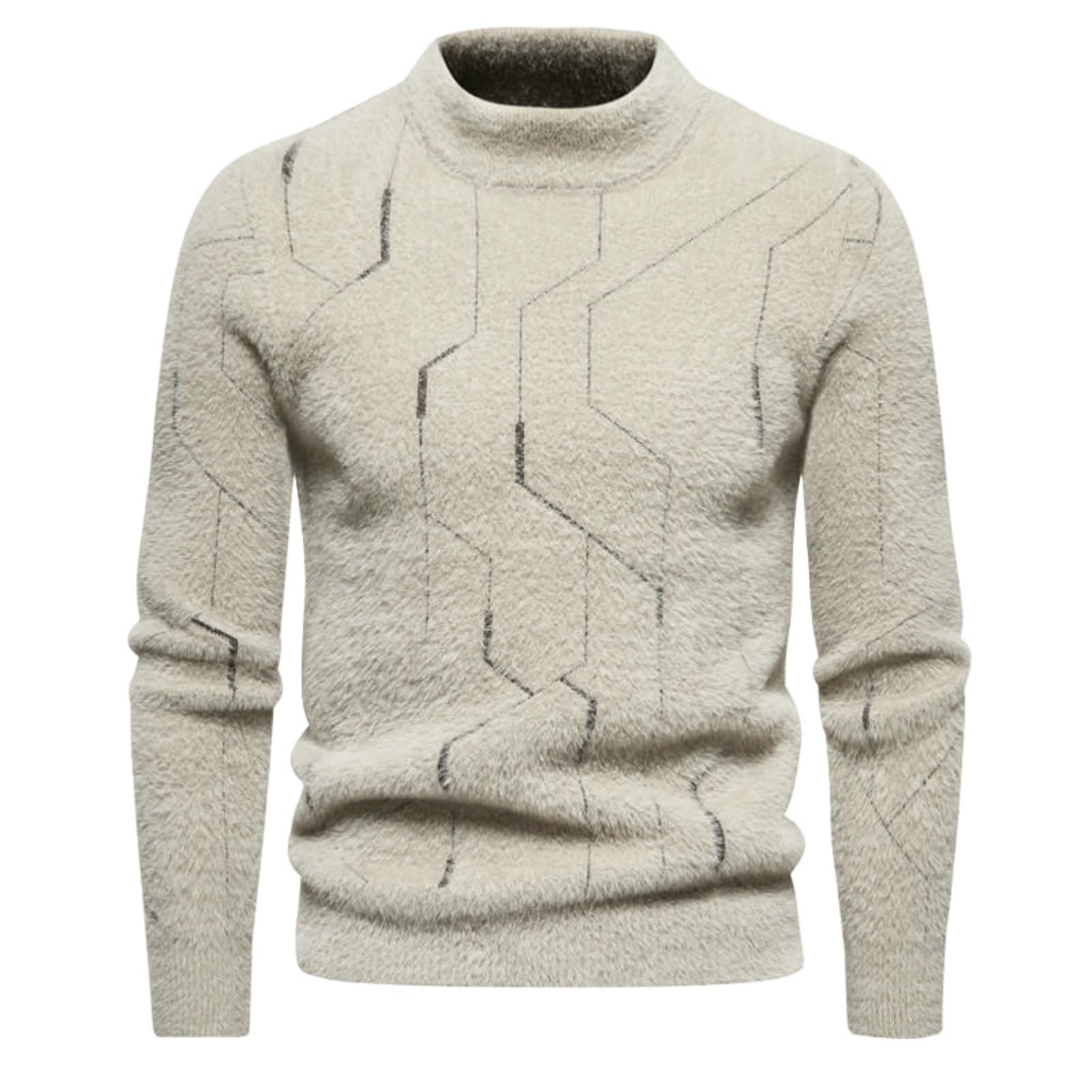 Pull décontracté à col rond homme avec finitions haut de gamme style coréen - 6