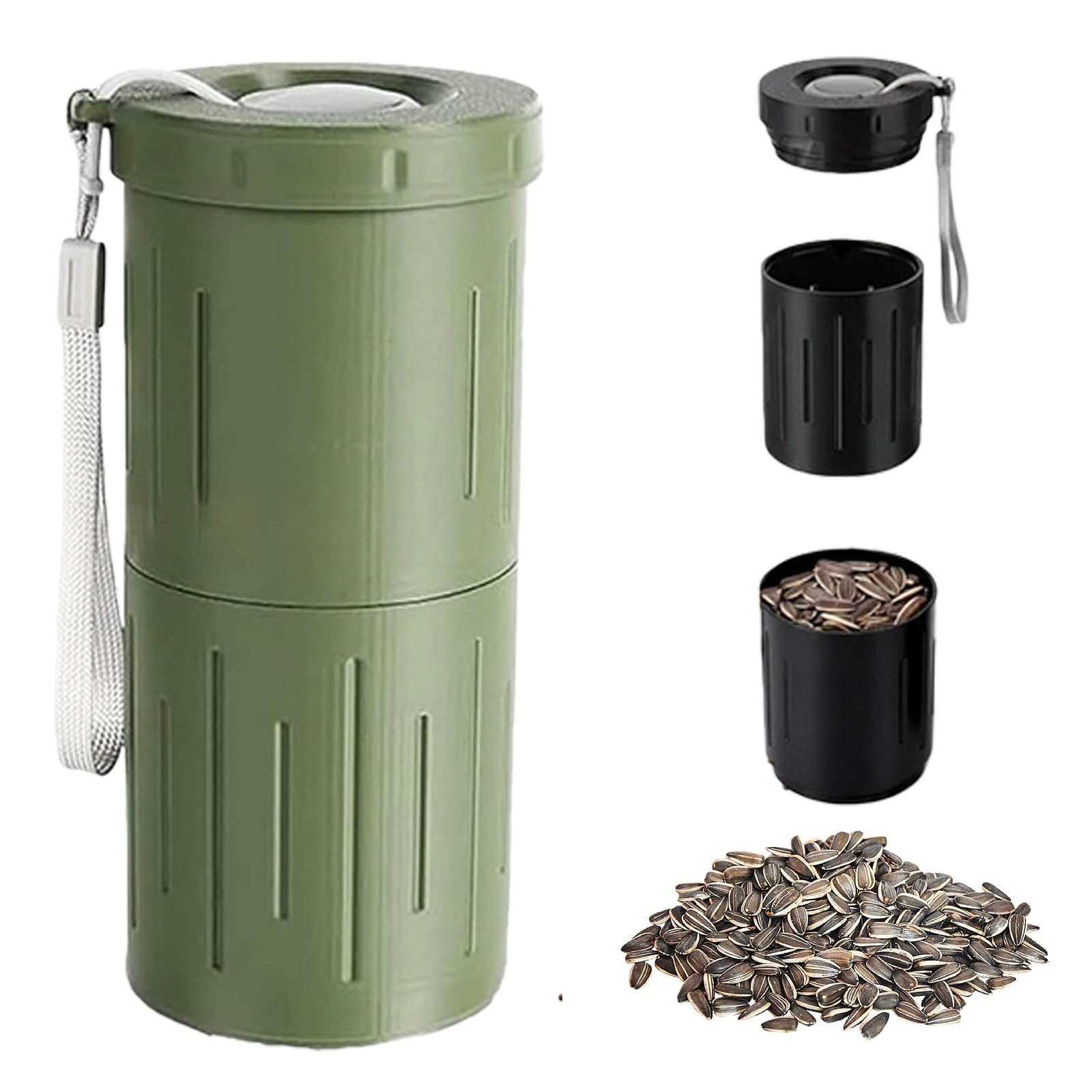 jiingekk Innovative Helianthus Nut Sheller Cup Easy to Use Portable Helianthus Nut Spit Cup Mess-Easy Snacking Gift Tiny Home Deck