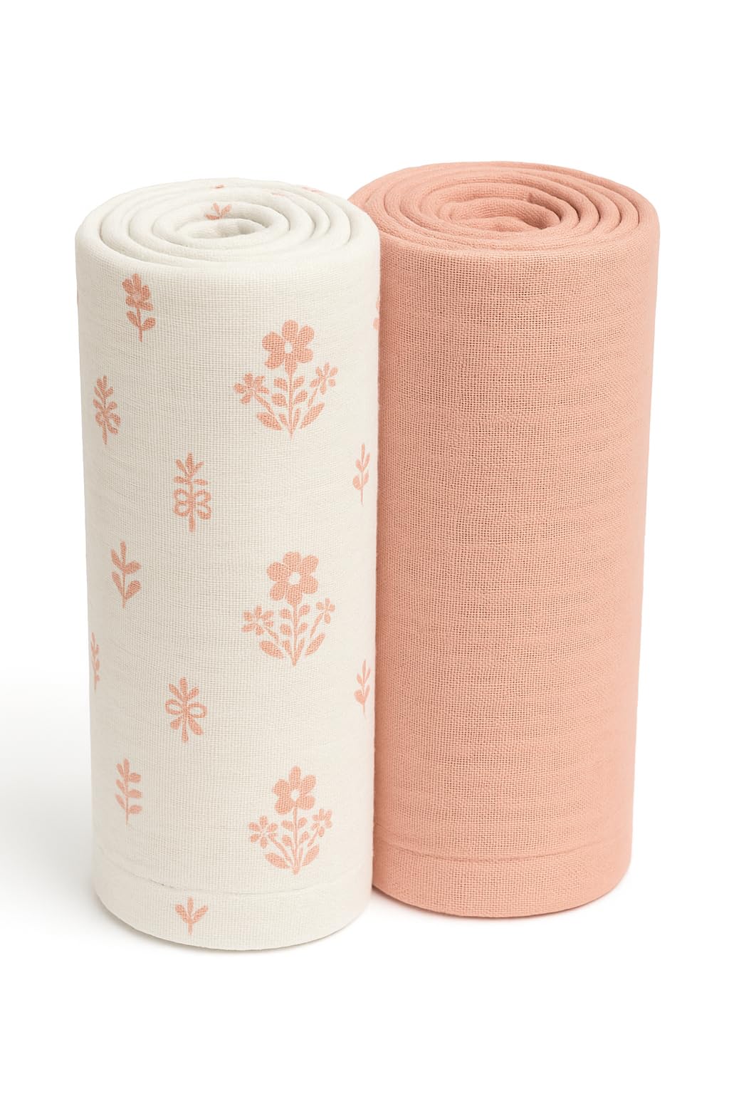 Soft 100% Cotton Swaddles for Newborns, 2- Pack - Large, Breathable Baby Blanket - Versatile, Durable Muslin Swaddle Blankets - Perfect Newborn