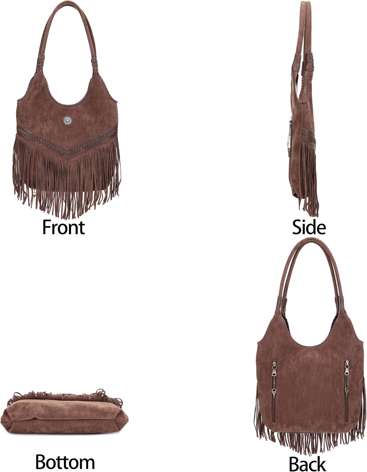 JESSIE & JAMES Fringe EDC Tote Bag For Women - Image 3