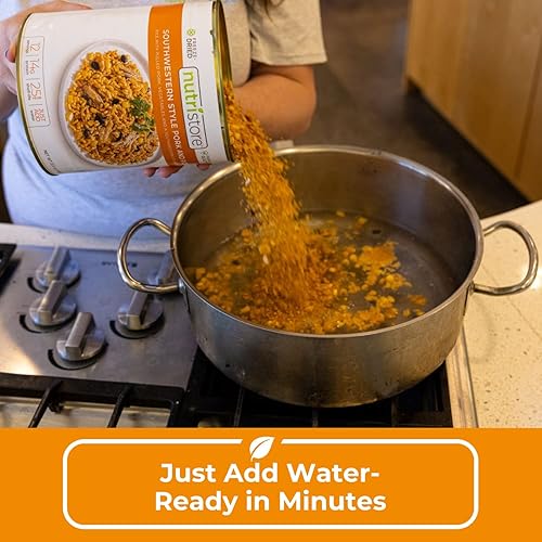 Miniatura 5 de Nutristore Cerdo y arroz liofilizados al estilo suroeste  Comida de almacenamiento de alimentos a granel de supervivencia de emergencia  Perfecto