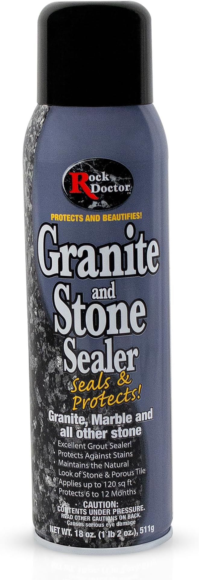 Granite Sealer for Marble, Stone, and Tile Countertops, Streak-Free Finish with Stain Resistant Moisture Protection, Interior and Exterior Use, Pack of 1