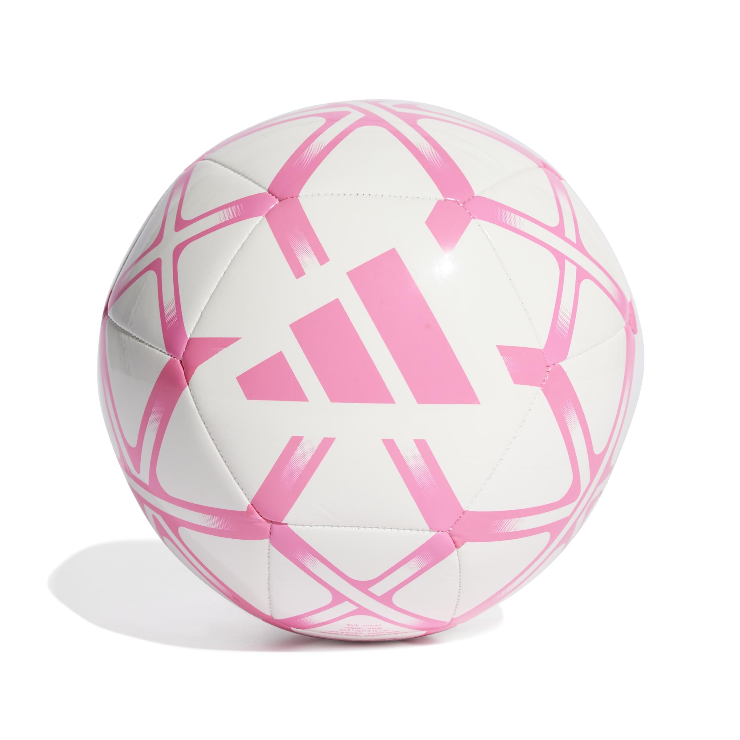 Adidas Unisex Starlancer Club Ball, White/solar pink, 5